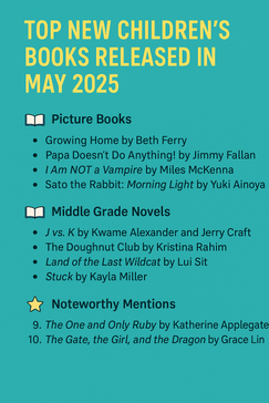 Top New Children's Books Released in May 2025