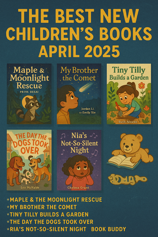 April is comming to an end so we've got the best new children's books released this month!