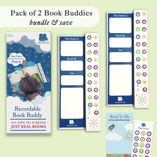Two Recordable Book Buddies