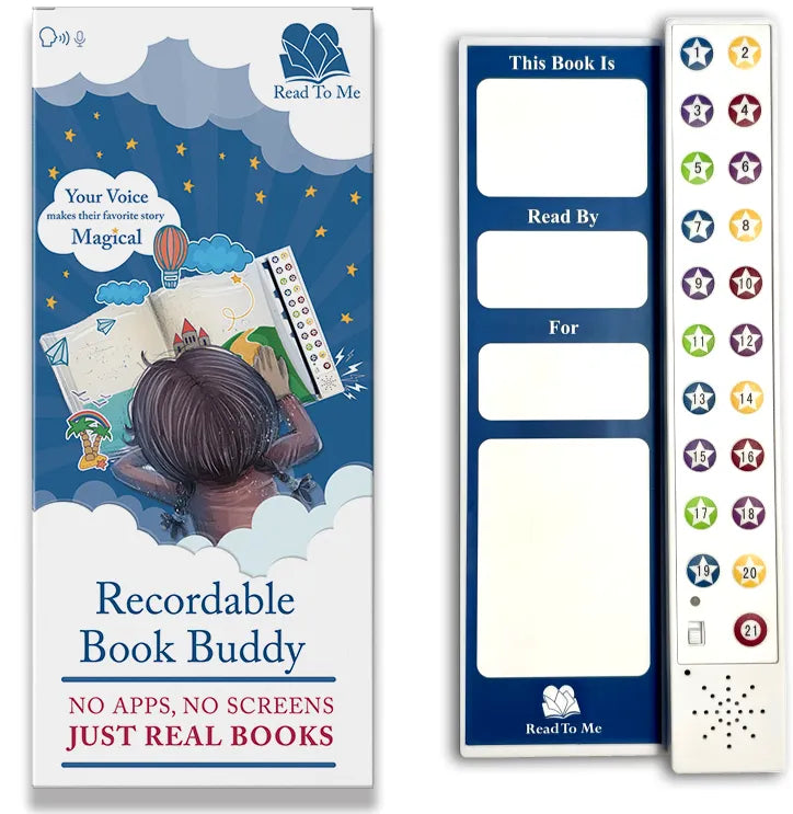 Book Buddy + Gift Card featuring interactive recordable books and audiobooks, enhancing storytelling with personal recordi...